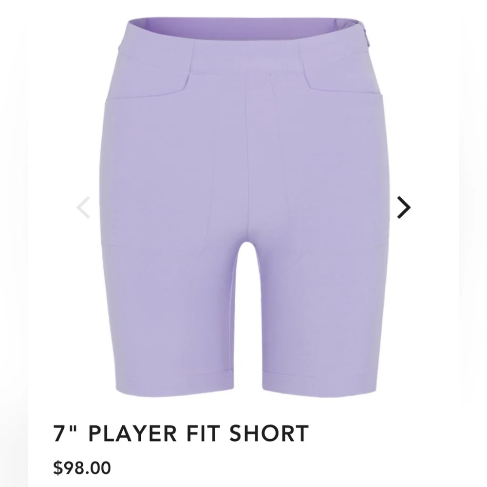 DUNNING GOLF - 7" Player Fit Short - ALLIUM LAVENDER - Picture 1 of 2